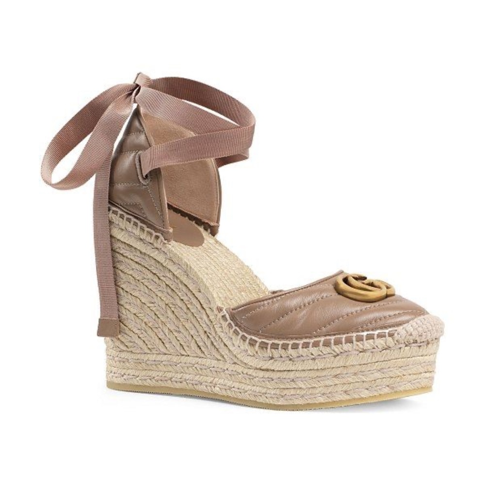 Gucci Wedge Platform Mormont Espadrille